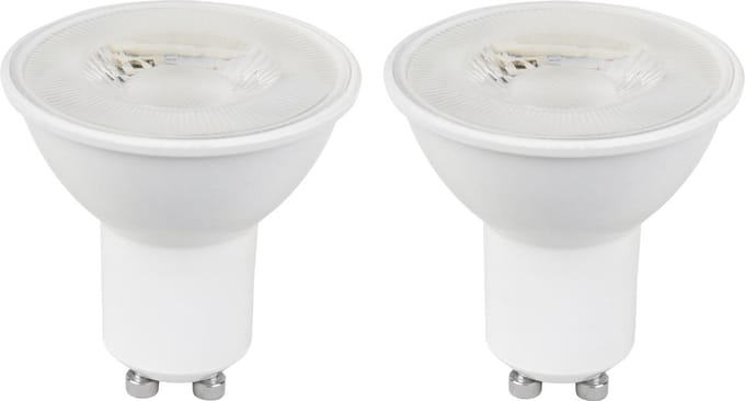 Ledvion - 2X GU10 LED Spot - 4.5W - 2700K - 345L - SMD LED Chips