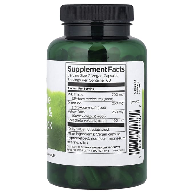 Mariadistel, Paardenbloem & Kaneel, 120 Capsules