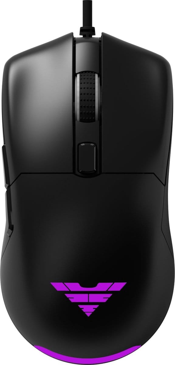 PREYON Owl Wired - Bedrade Muis - Ergonomisch - 12400 DPI - RGB - Zwart