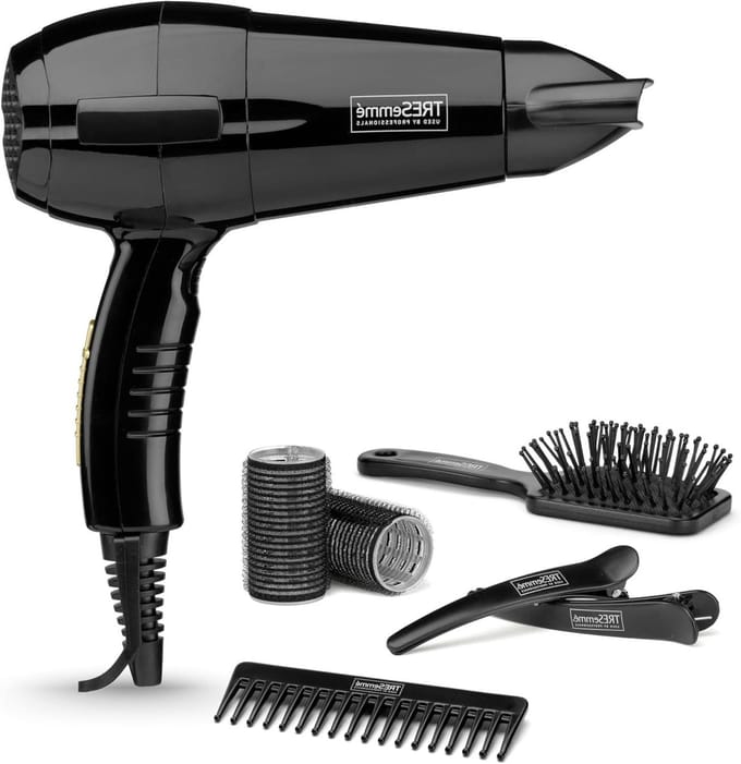 Professionele Haardroger - Stijl Set - Thuis Stijlen - Keramische Technologie - Compact Ontwerp - Zwart