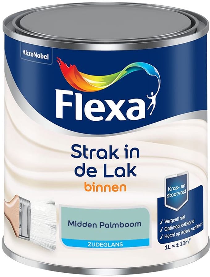 Flexa - Strak In De Lak Binnenlak Zijdeglans - Midden Palmboom - Mengverf - 1 L