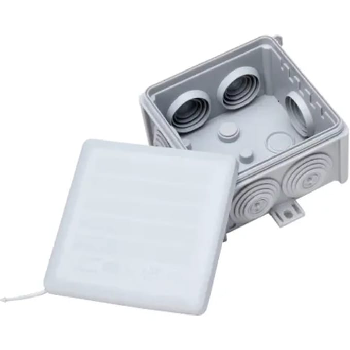 Kabeldoos Ip65, 83x83x50mm, Grijs