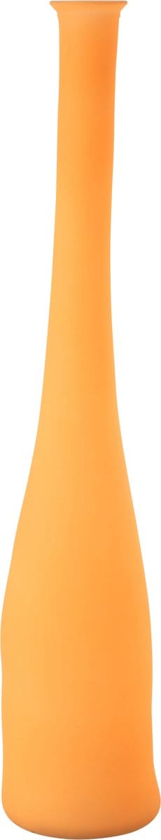 J-Line vaas Bottle - glas - oranje - large - 100 cm hoog