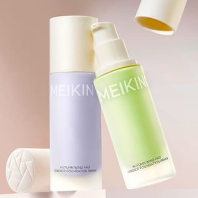 MEIKING - Face Primer - 3 Colors #Green - 30g
