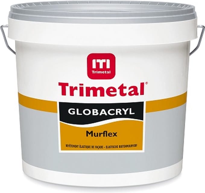 Trimetal Globacryl Murflex - 5 l - 4-5 m²/l - Wit - Afwerkingslaag
