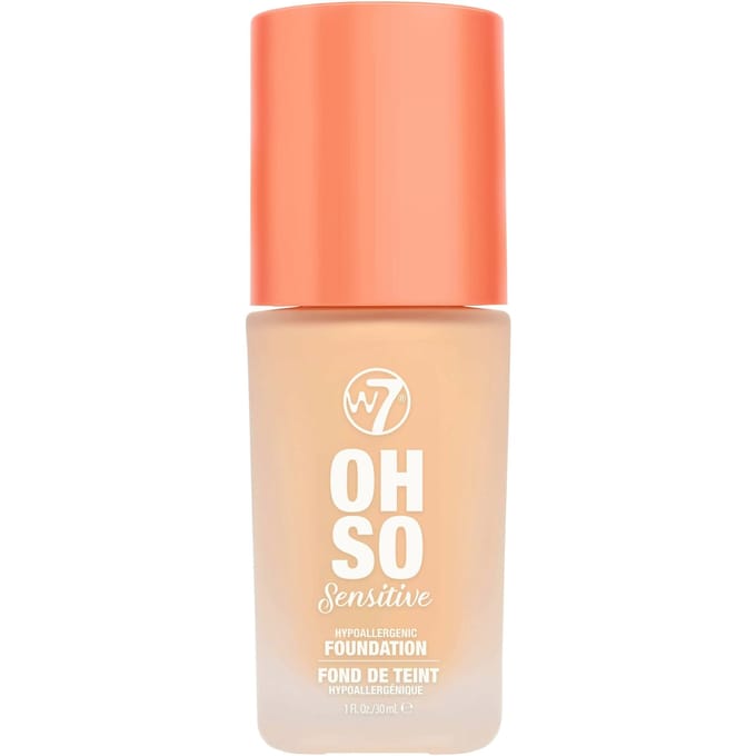 W7 Oh So Sensitive Foundation Fresh Beige 30 ml