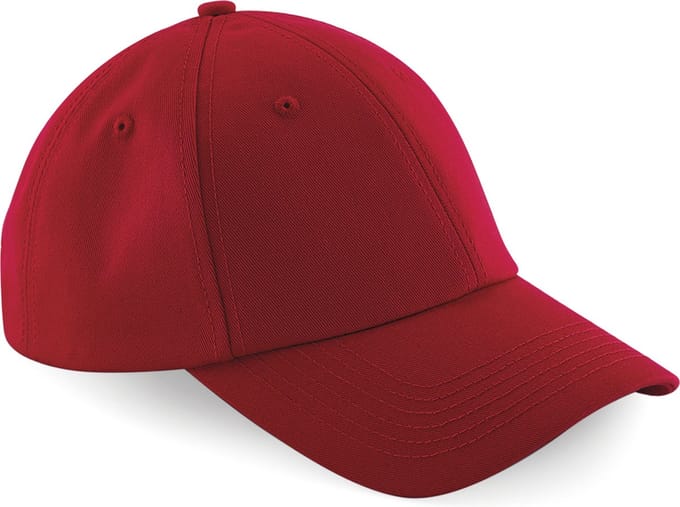 Beechfield 'Authentic Baseball Cap' Rood