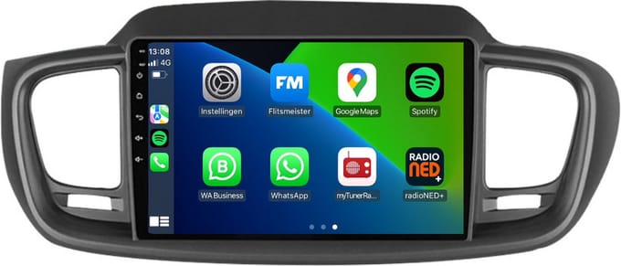 Carplay autoradio voor Kia Sorento | 2015 t/m 2019 | Android 13 | Draadloos Apple Carplay & Android Auto | 2GB + 32GB | 8-Core processor | Davilon | 2025 model | 2015 2016 2017 2018 2019 | Bluetooth & Wifi