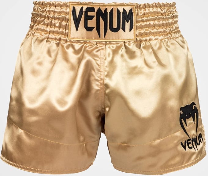 VENUM MUAY THAI SHORTS CLASSIC - GOUD - MAAT M - (JEANSMAAT 30)