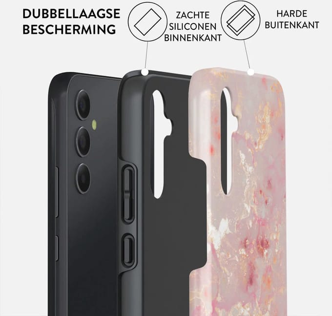 Burga Tough Case Samsung Galaxy A35 5G - Gouden Coral