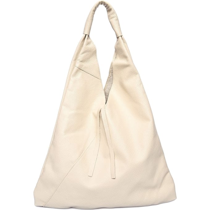 Anna Luchini Beige Rundleer Tas
