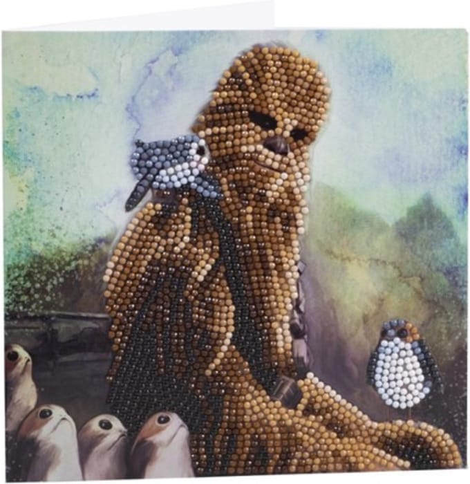 Crystal Card Kit | Diamond painting Star Wars Chewbacca