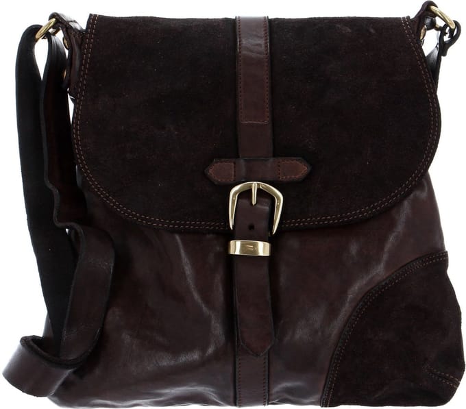 CAMPOMAGGI Schoudertas Crossbody Bag Moro Donkerbruin
