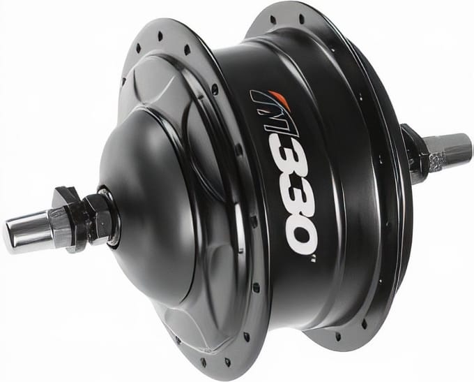 NUVINCI N330 Naaf Zwart 36 Gaats V-Brake / Vrijloop