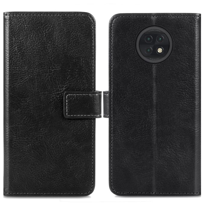 imoshion Hoesje - Geschikt voor Xiaomi Redmi Note 9T (5G) - Luxe Bookcase - Zwart