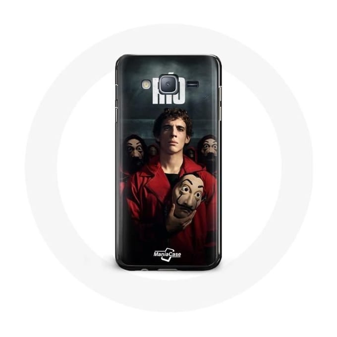 Case voor Samsung Galaxy j3 2016 La Casa De Papel Rio Masker