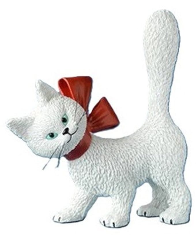 La Minette Witte – Dubout Kattenbeeldje – Parastone – 11 cm
