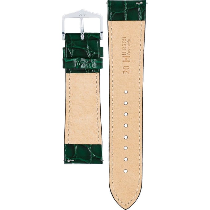 Hirsch 12302840-2-20 Crocograin Horlogeband