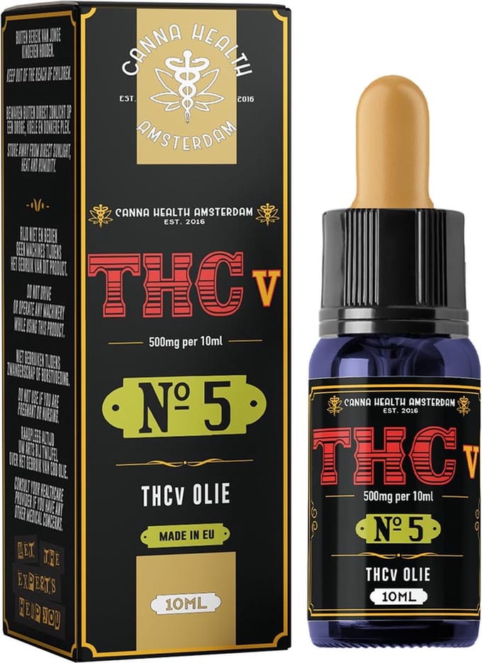 Canna Health Amsterdam - Black Label - No. 5 THCv Oil - 10ml