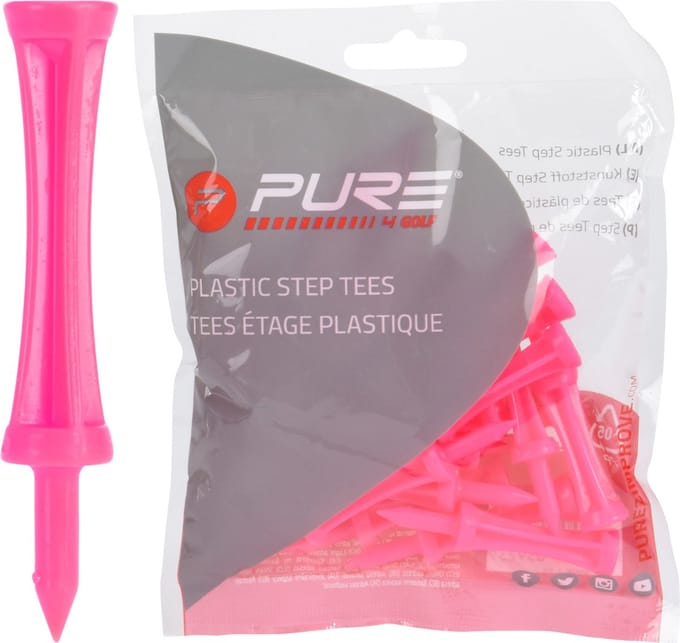 Tee 53 mm - Pink - 25 Stuks