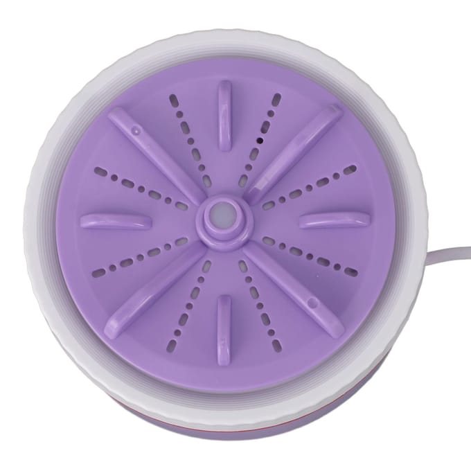 Mini Turbo Wasmachine Getimed Instelbaar Multifunctioneel USB-voeding Draagbare Mini Turbo Wasmachine grijze kleur