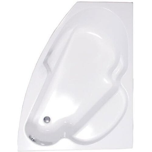 Caribia Viva corner bath 140 x 112 cm left Viva left incl. foot frame