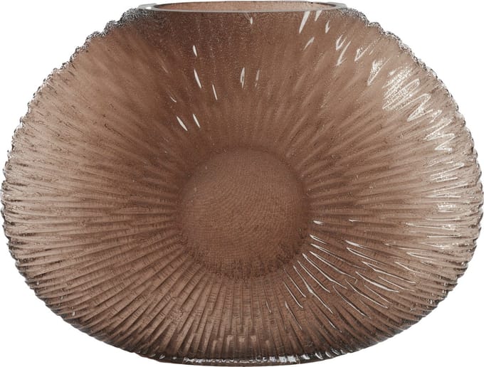 Light&living Vaas 40,5x11x30,5 cm CONCHA donker bruin