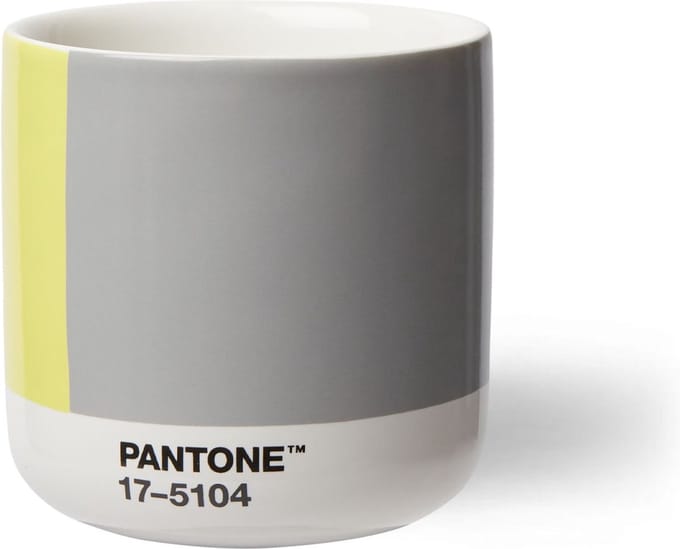 Pantone Espressokop 120 ml Keramiek Grijs