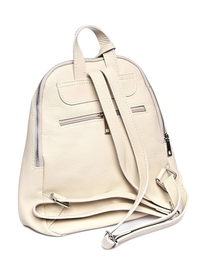 Anna Luchini Beige Rundleer Tas