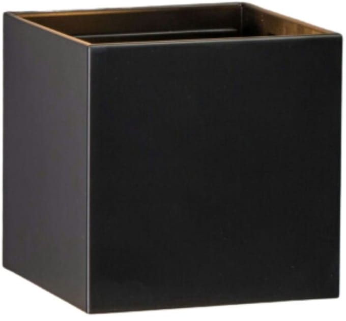 Kosilum - Cubic - Wandlamp - Zwart - Aluminium