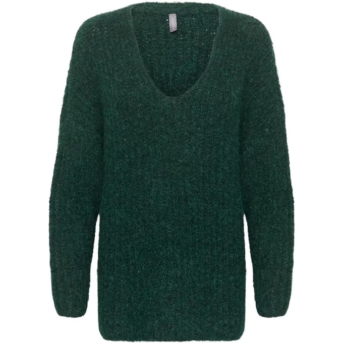 Pullover Oversize fit green
