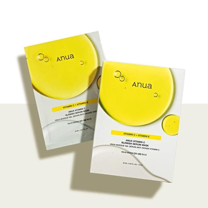 Anua - Vitamin C Blemish Serum Mask Set 2024 Version - 25ml x 10 sheets