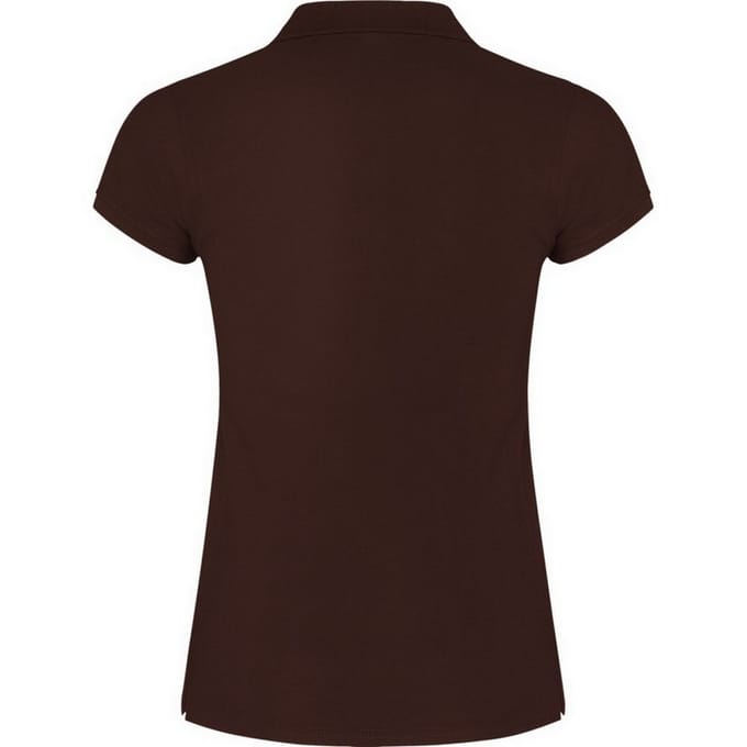 Roly Dames/Dames Ster Poloshirt (Chocolade)