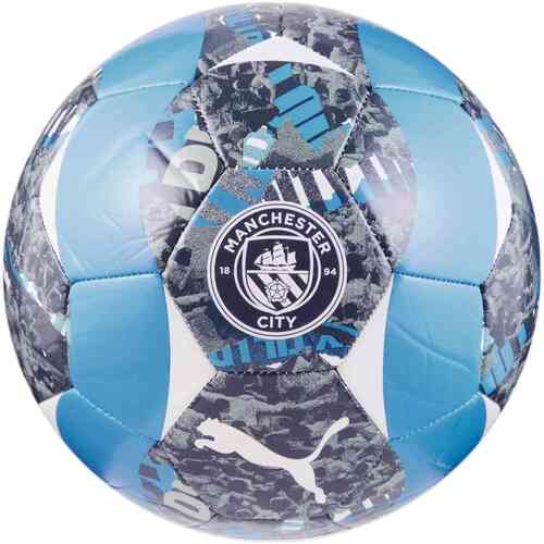 PUMA - mcfc prematch ball - Bal replica voetbal - Grijs