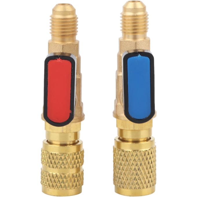 Koelmiddelklep Airconditioning Laadslang Adapter Kogelkraan voor R22 R410A