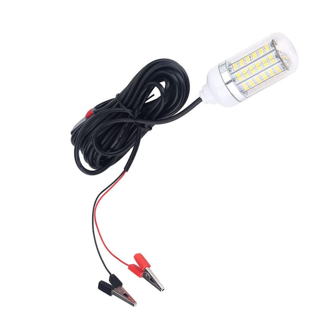 12V Buiten LED Onderwater Nachtvislamp (Geel) black