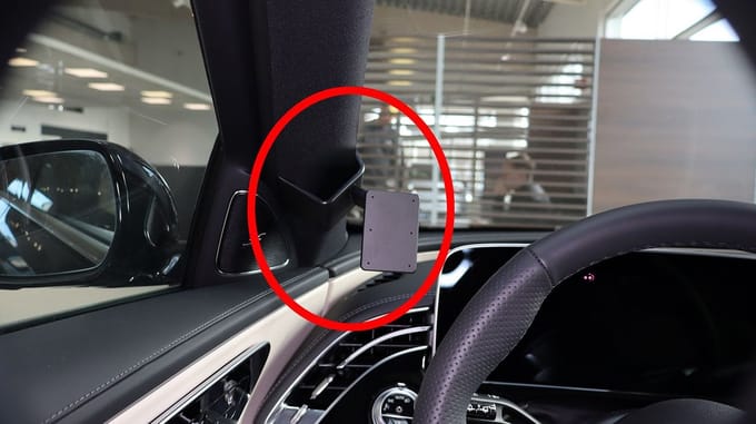 Houder - Brodit Proclip Mercedes Benz E-Class 2024- Left mount