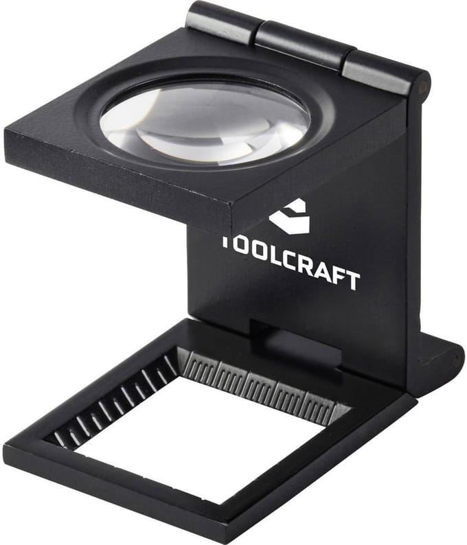 TOOLCRAFT TO-10182525 Dradenteller Vergrotingsfactor: 6 x Lensgrootte: (Ø) 28 mm