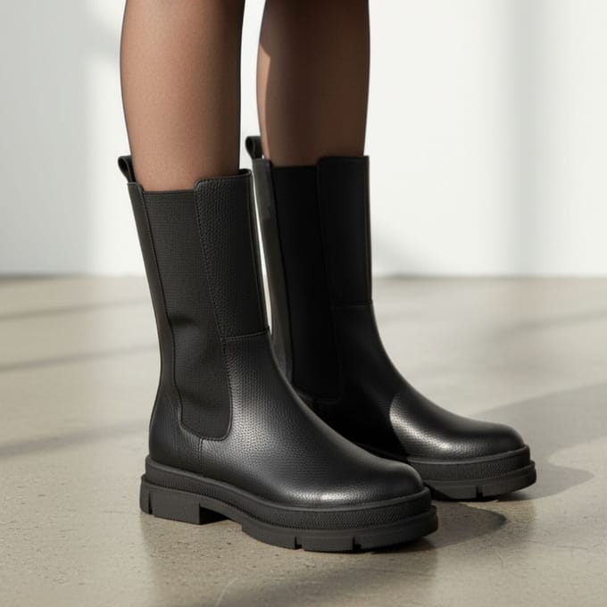 Muyters Chelsea boots zwart Synthetisch - Maat 36 - Kinderschoenen
