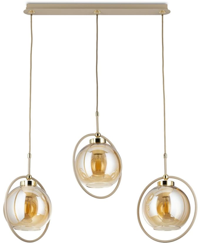 HowHomely Galaxy - Hanglamp - Beige - Sfeerlichten - Verstelbaar