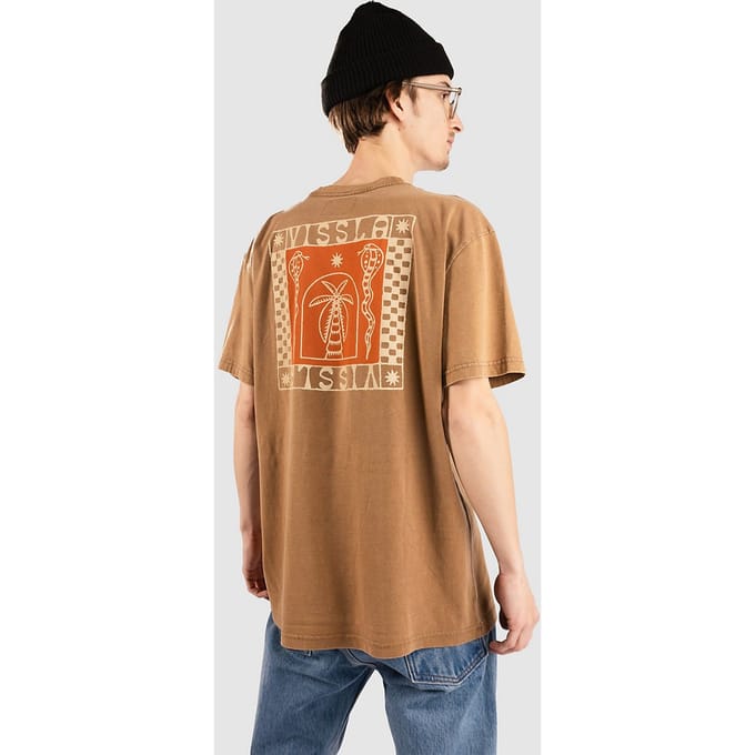 Vissla Serpents Cosmic Wash T-Shirt bruin