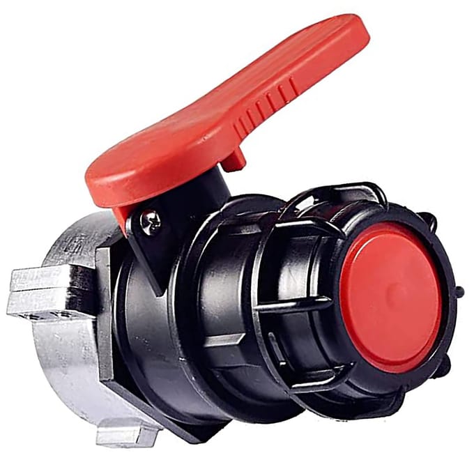 BRENZOOS - IBC Tank Kogelkraan Adapter voor Universele Slang