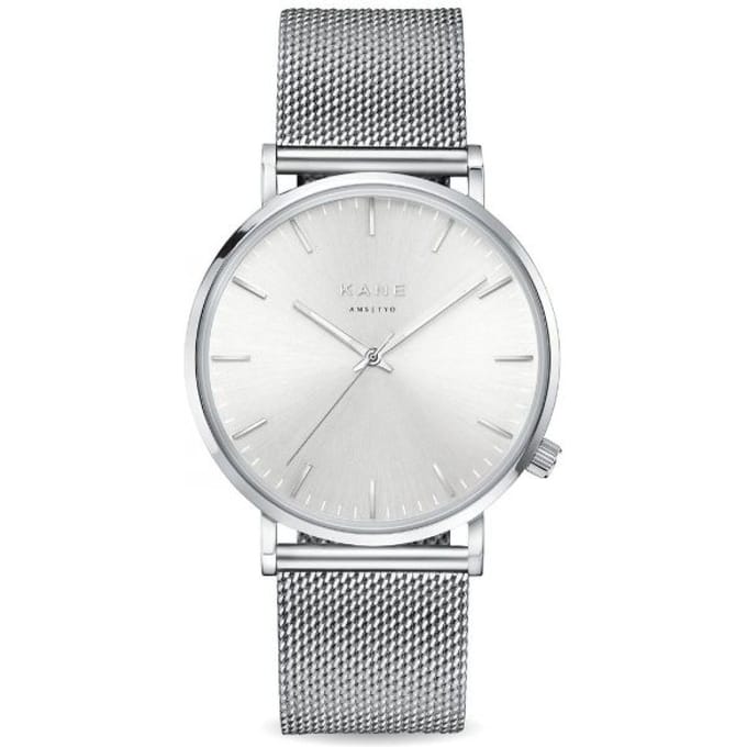 Kane Watches | Silver Steel Silver Mesh
