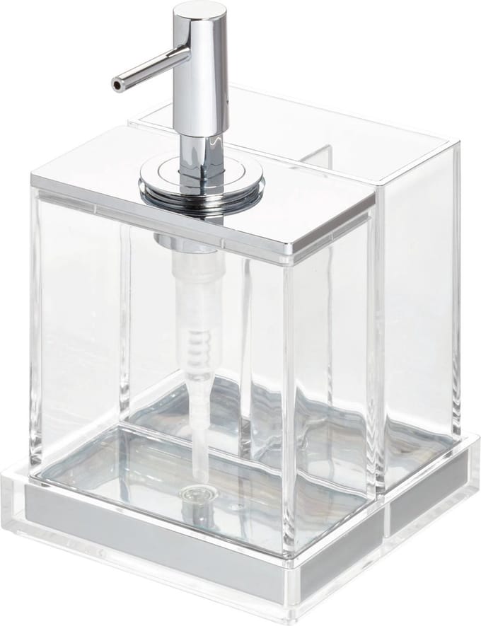iDesign Zeepdispenser met tandenborstelhouder - 42710EU - Sorteervakken, Klaar voor gebruik