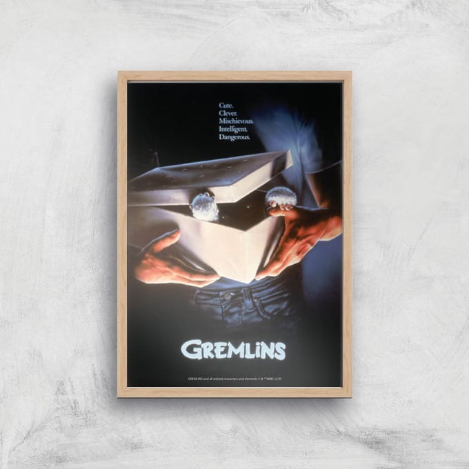 Gremlins Giclee Art Print - A2 - Wooden Frame
