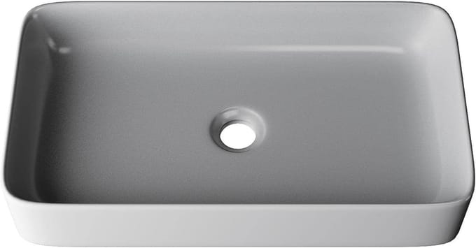Compact Wastafel Gastentoilet - Ruimtebesparend Handenwasbak Keramiek 60x34 cm Wit