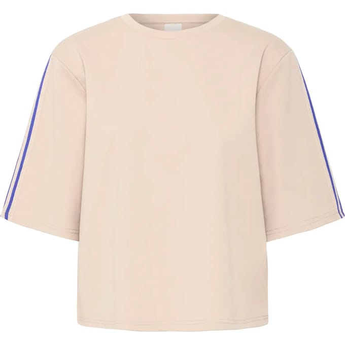 Ichi T-shirt Ixkate Tape Ss 20123731 151308 Dames Maat - M