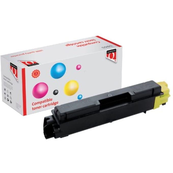Toner quantore alternatief tbv kyocera tk-590y Geel