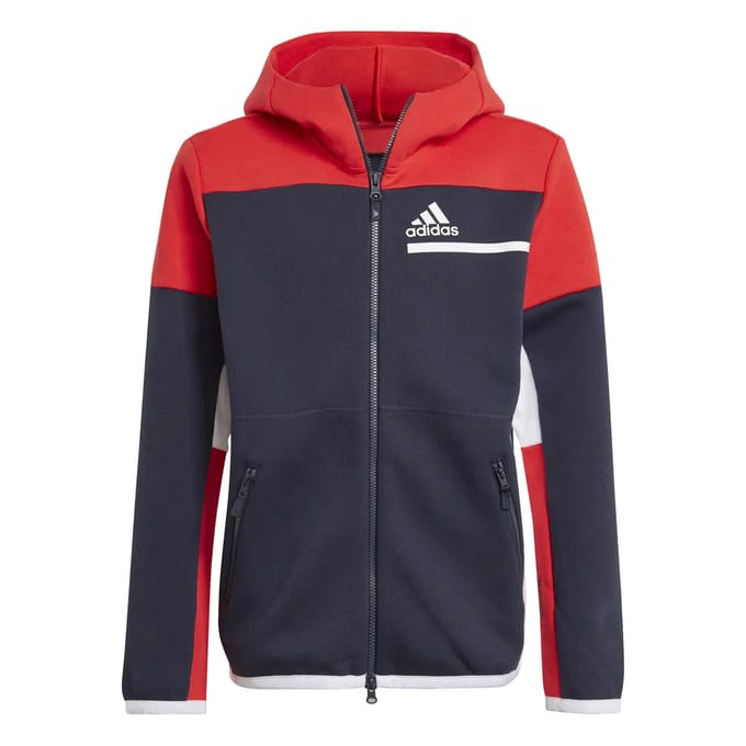 Kinder sweatshirt met capuchon en ritssluiting adidas Z.N.E.