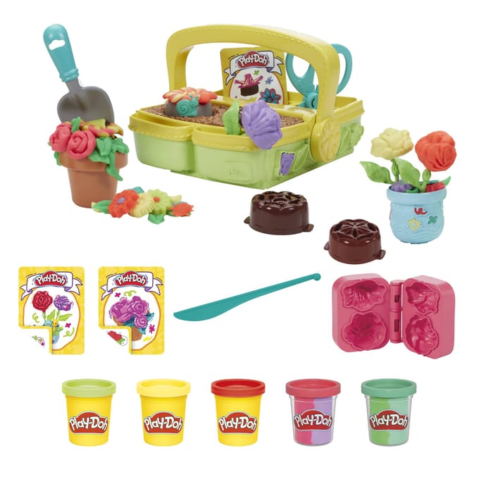 Play-Doh Bloeiende Bloemen Speelset - Boetseerklei - Inclusief 5 Play-Doh potjes